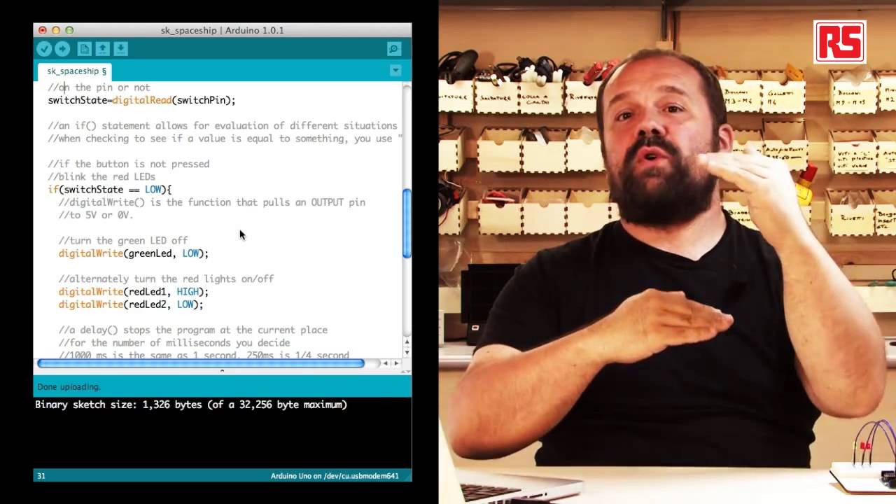 Arduino Video Tutorial -  02  Spaceship Interface