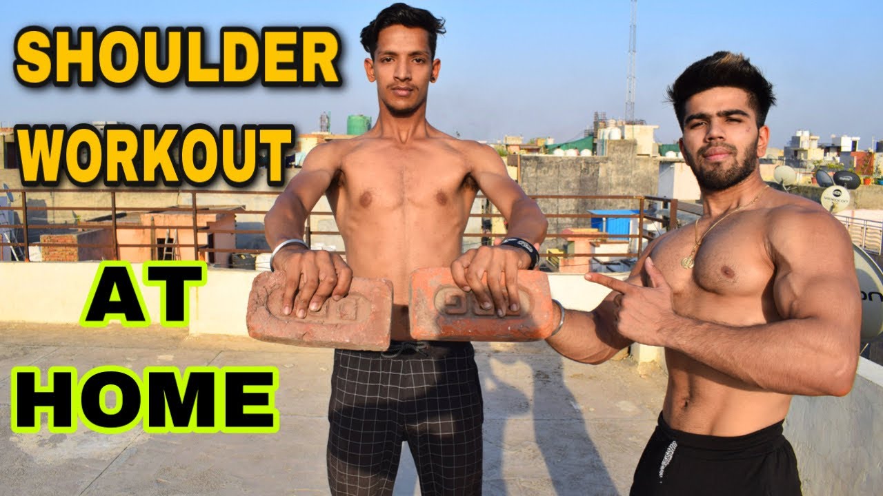 NO GYM SHOULDER WORKOUT AT HOME| BEGINNERS COMPLETE WORKOUT