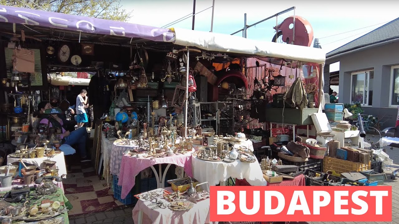 Bakancsos Piac - Flea market in Budapest [4k Ultra HD 60fps ]