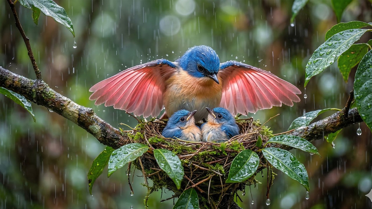 Stop Anxiety in Minutes 🌧️ Relaxing Rain and Birdsong Ambience for Deep Sleep and Stress Relief