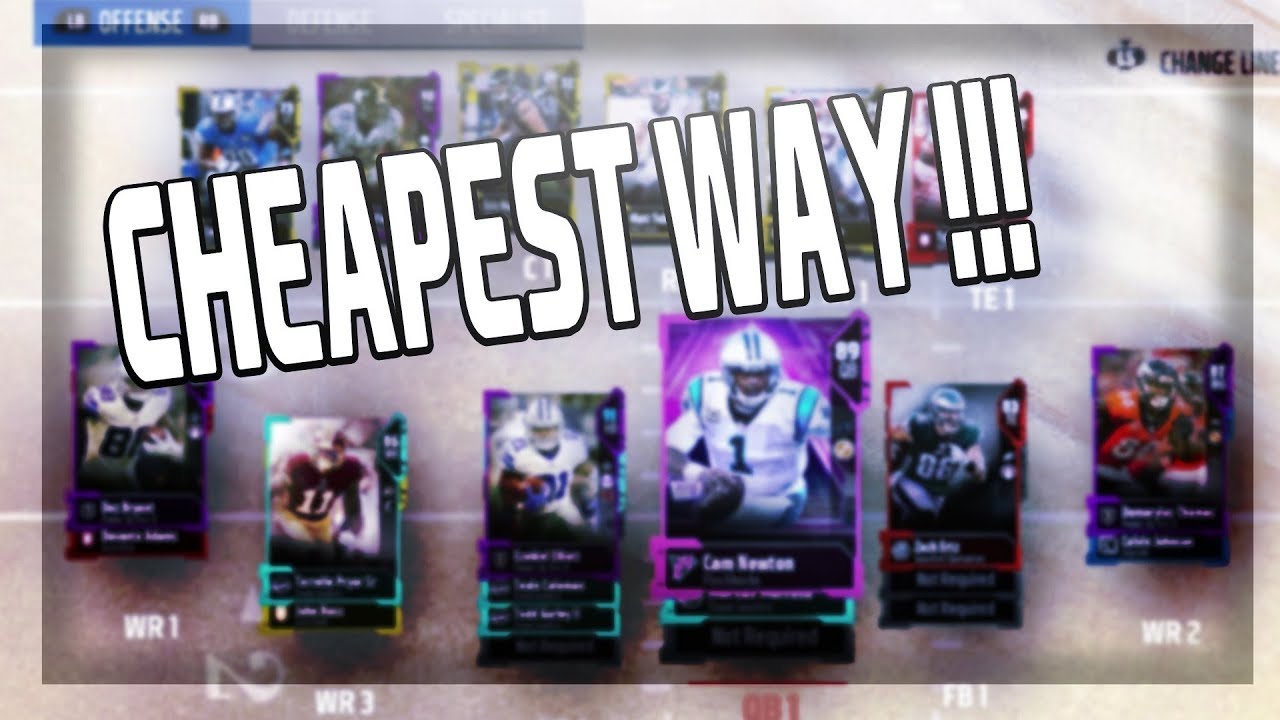HOW YOU SHOULD BUILD YOUR TEAM IN MUT 18!!!! CHEAPEST WAY!!! |MADDEN 18 ULTIMATE TEAM