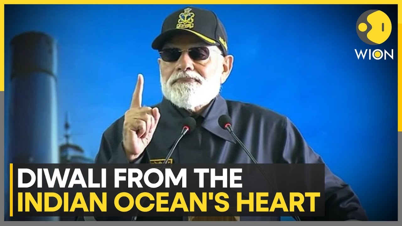 India: PM Modi Celebrates Diwali With Indian Navy Aboard INS Vikrant | WION