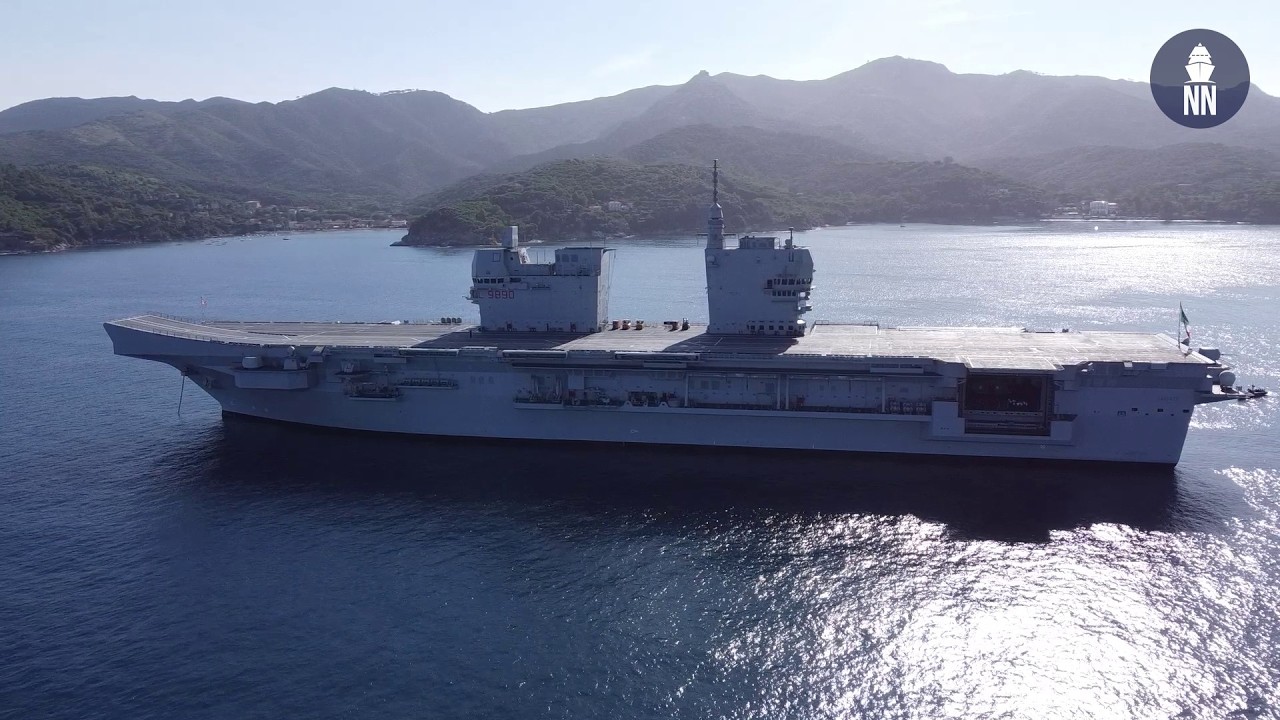 На борту ITS Trieste, крупнейшего судна ВМС Италии