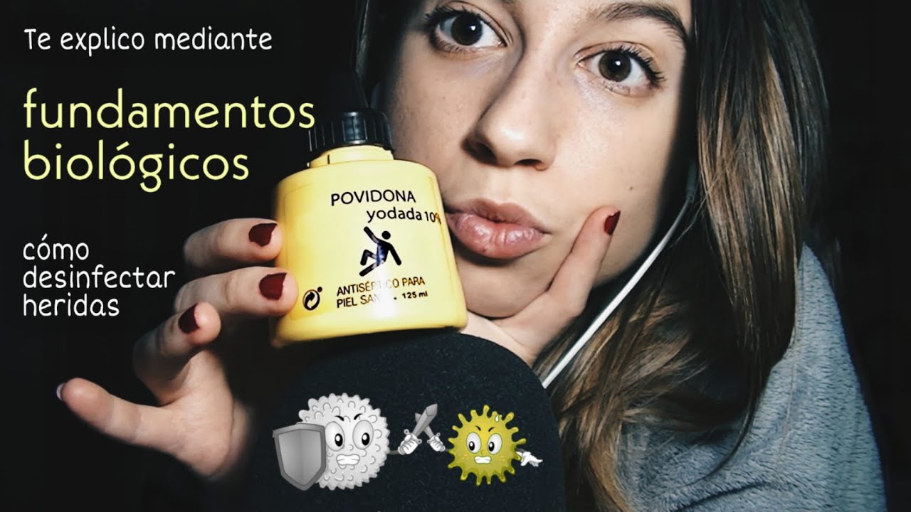 ASMR - Desinfección de heridas con fundamentos biológicos - Pau ASMR