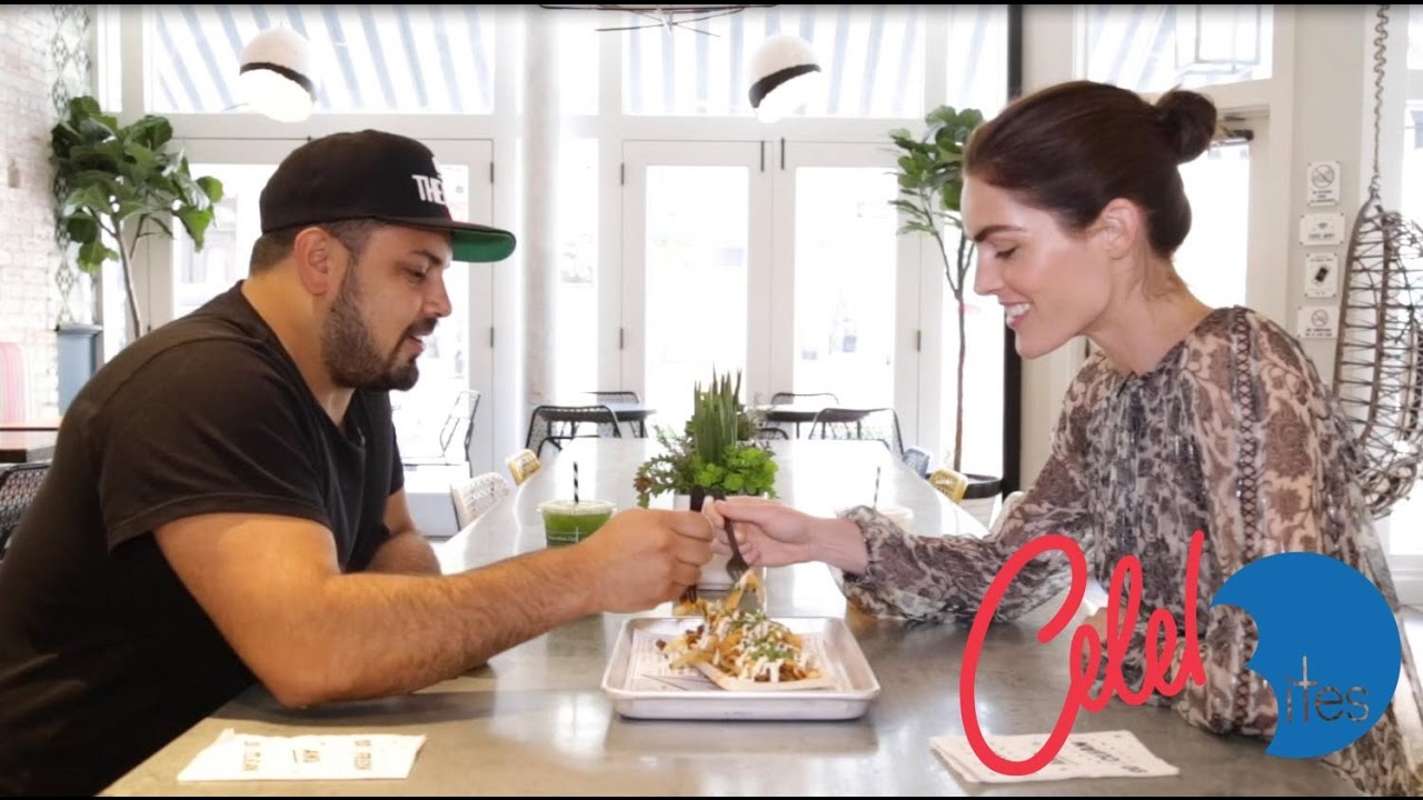 Hilary Rhoda at by CHLOE. | Off The Menu: Celeb Bites