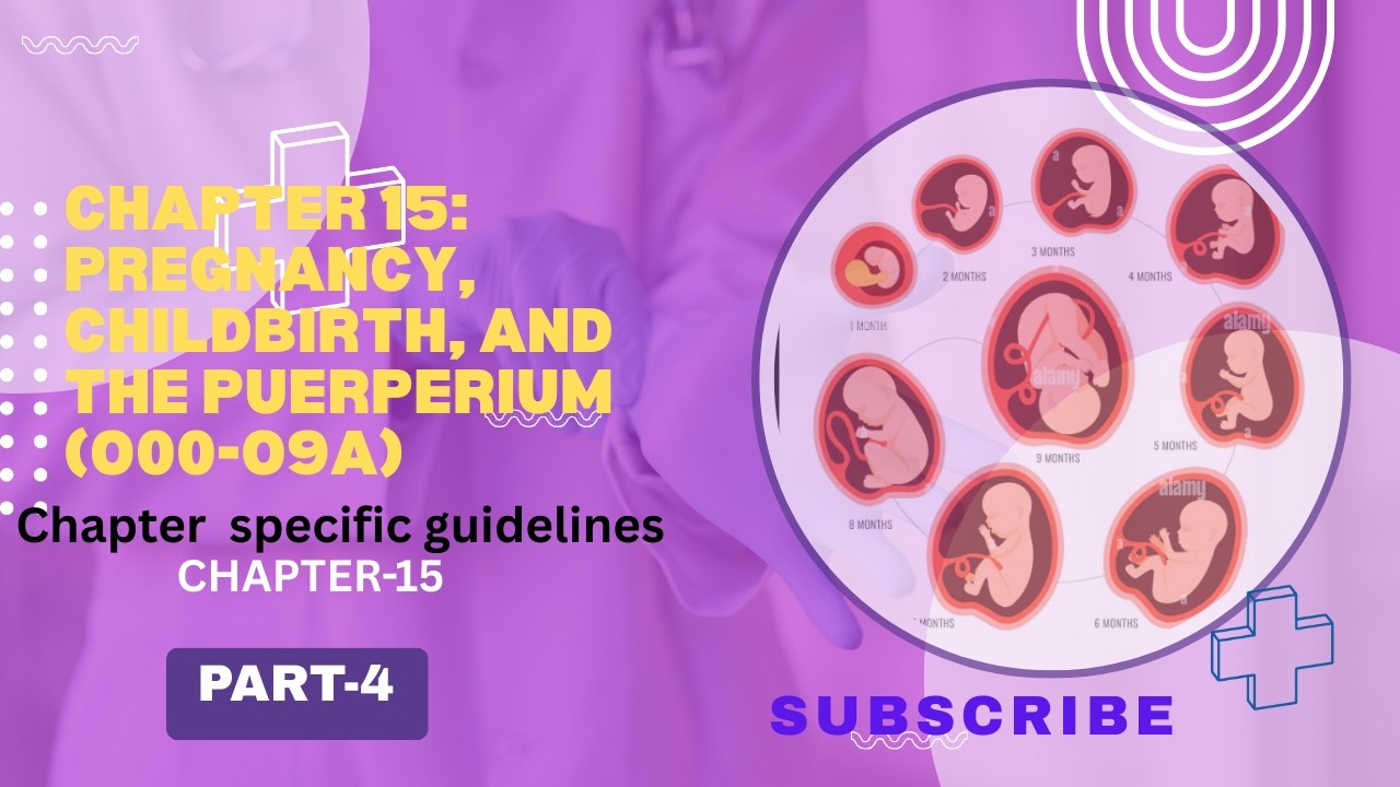 ICD 10CM, CHAPTER 15, PART 4