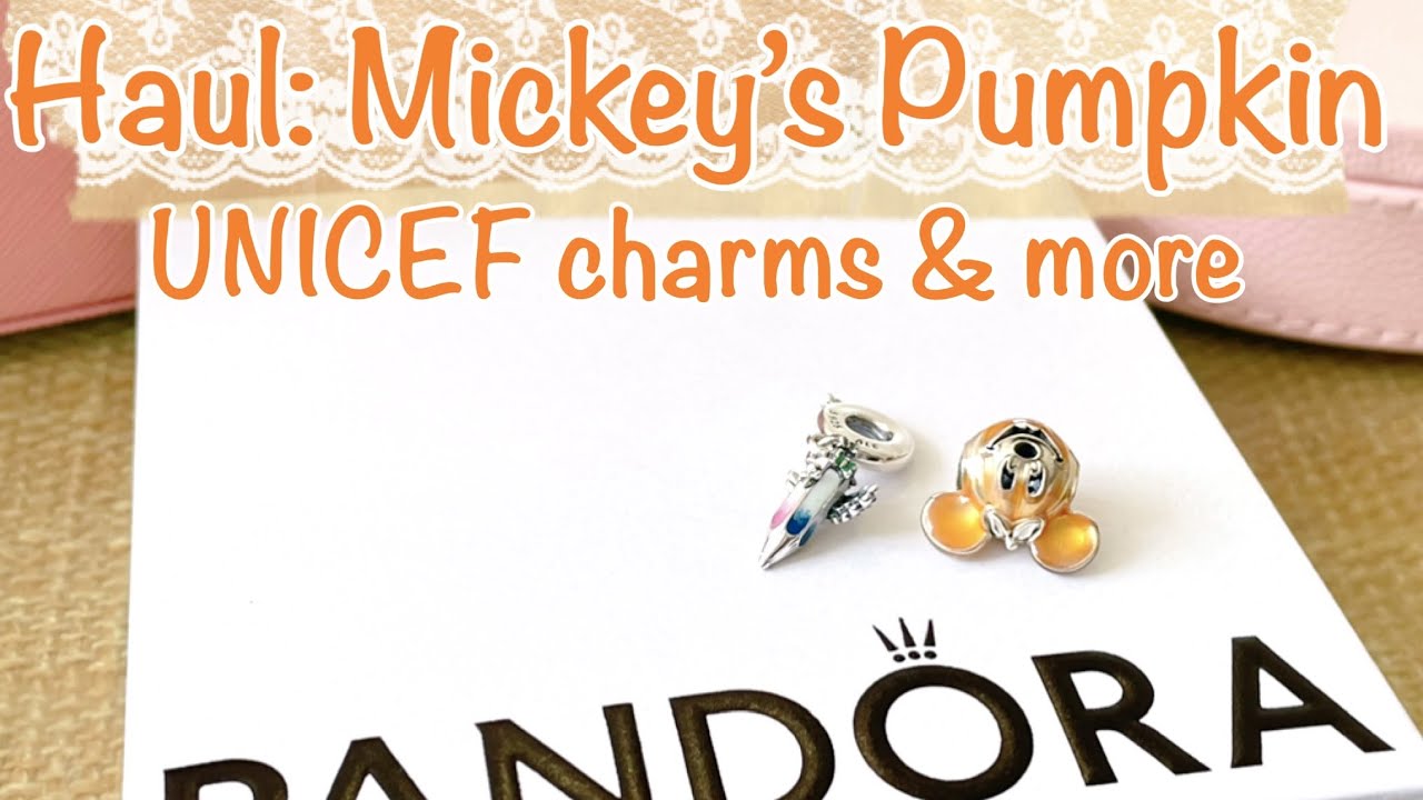 PANDORA Haul: Mickey's Pumpkin 🐭🎃,  new Unicef Crayon 🖍️🦋 charms, & many more | plus Desgin with Me