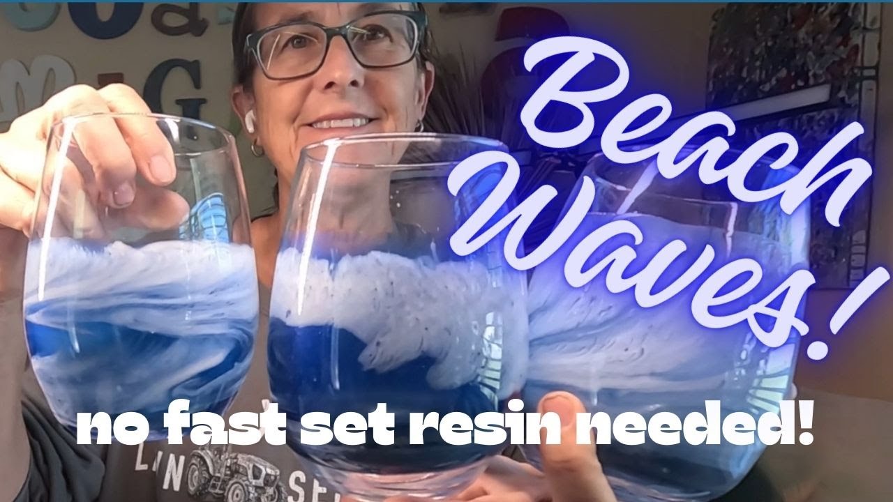 Создавайте пляжные волны с помощью любой смолы! Быстротвердеющая смола не требуется!