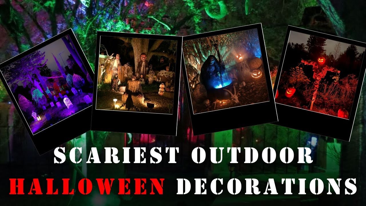 150+ Outdoor Halloween Decoration Ideas 2025 | Scary Yard, Porch & Garden Decor