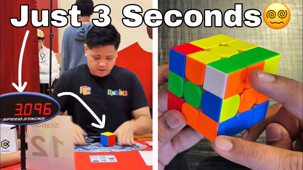 Fastest Rubik’s Cube Solve in The World “Max Park 3.13 WR”