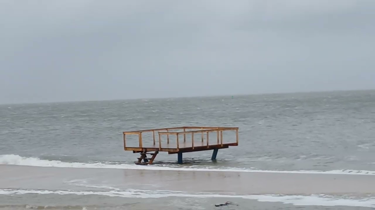 Sturmflut in Hörnum auf Sylt, 24.10.2025, Teil 2