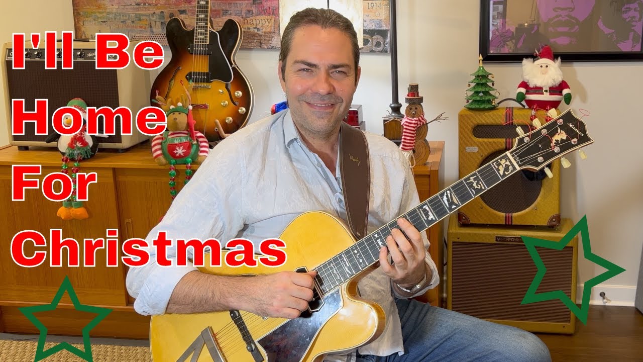 I'll Be Home For Christmas - Jazz Guitar Chord Melody