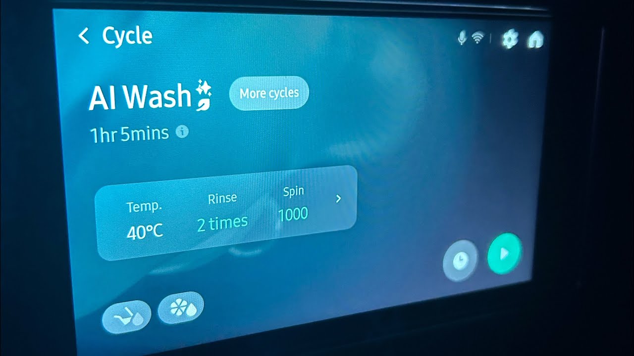 Samsung Bespoke AI Home Washer 9kg WF90F09C4SU4 “ AI Wash “ Cycle