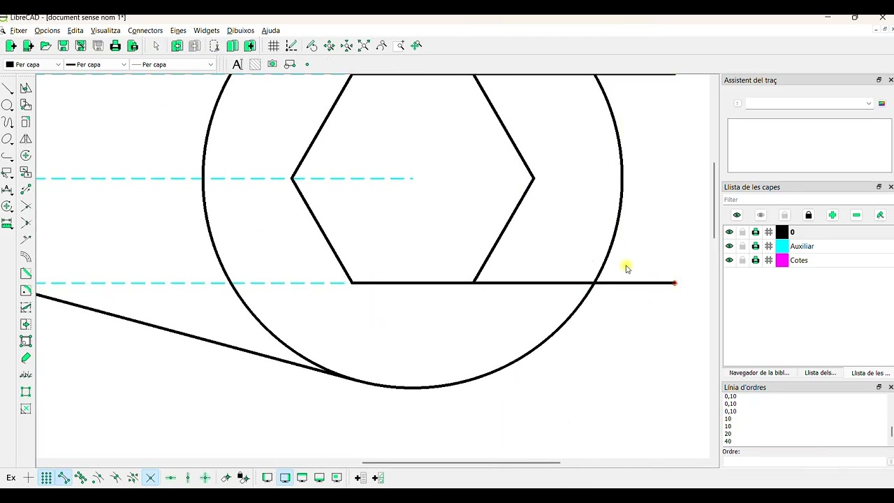 LibreCad Poligons