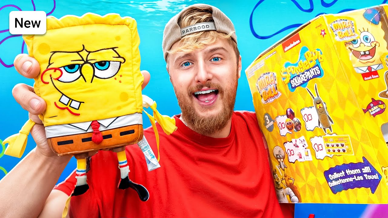 I Unboxed 100 MYSTERY SPONGEBOB PLUSHIES