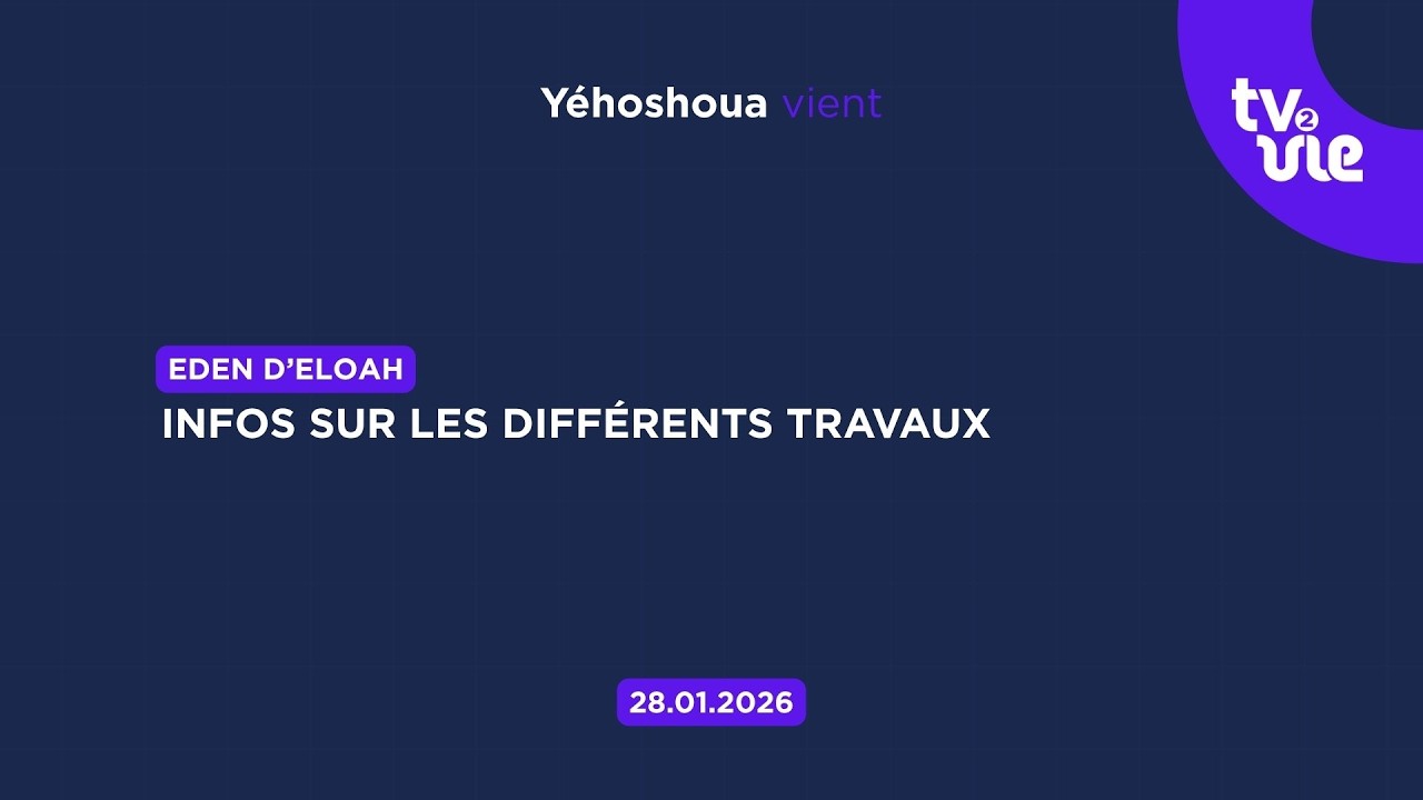 Infos sur les différents travaux