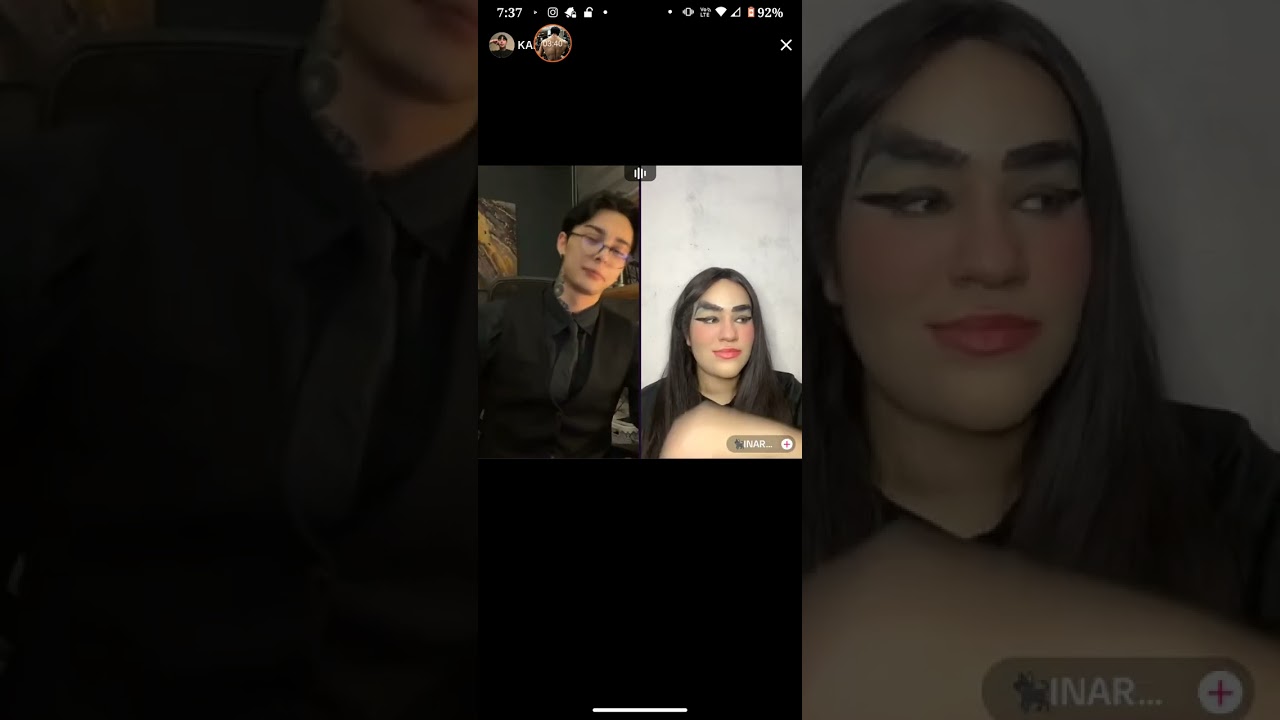 live com inara e Kai (ig:inaranicolii) & ig:1timkai)