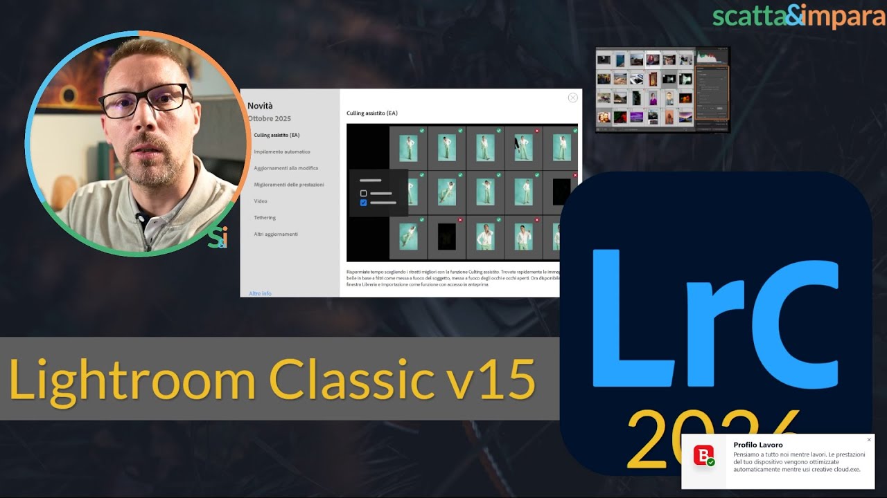 Lightroom Classic V15 - Le novit&agrave; di lightroom Classic per il 2026
