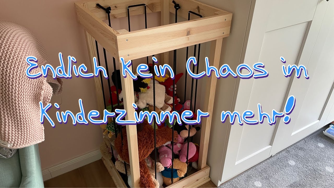 Endlich mehr Ordnung im Kinderzimmer mit dieser tollen Idee | Kman Woodworks