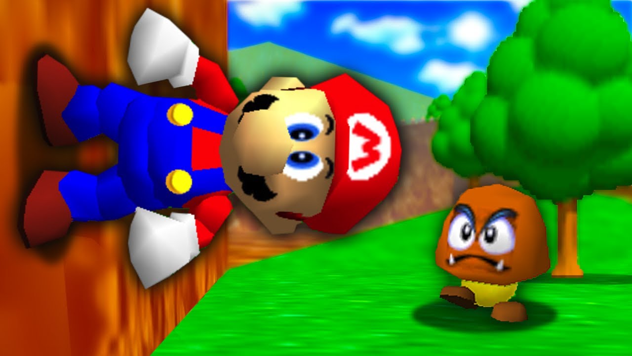 Mario 64 but Gravity changes randomly