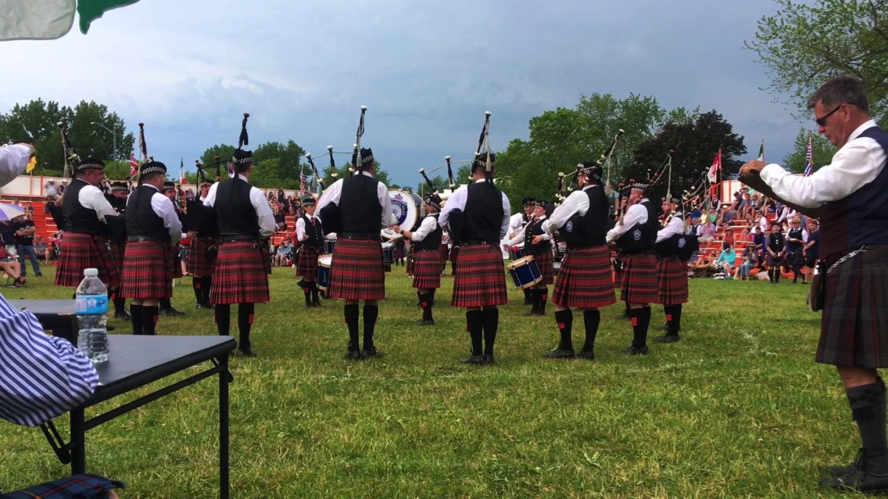 Peel Regional Police Pipe Band - MSR - Cobourg Highland Games 2017