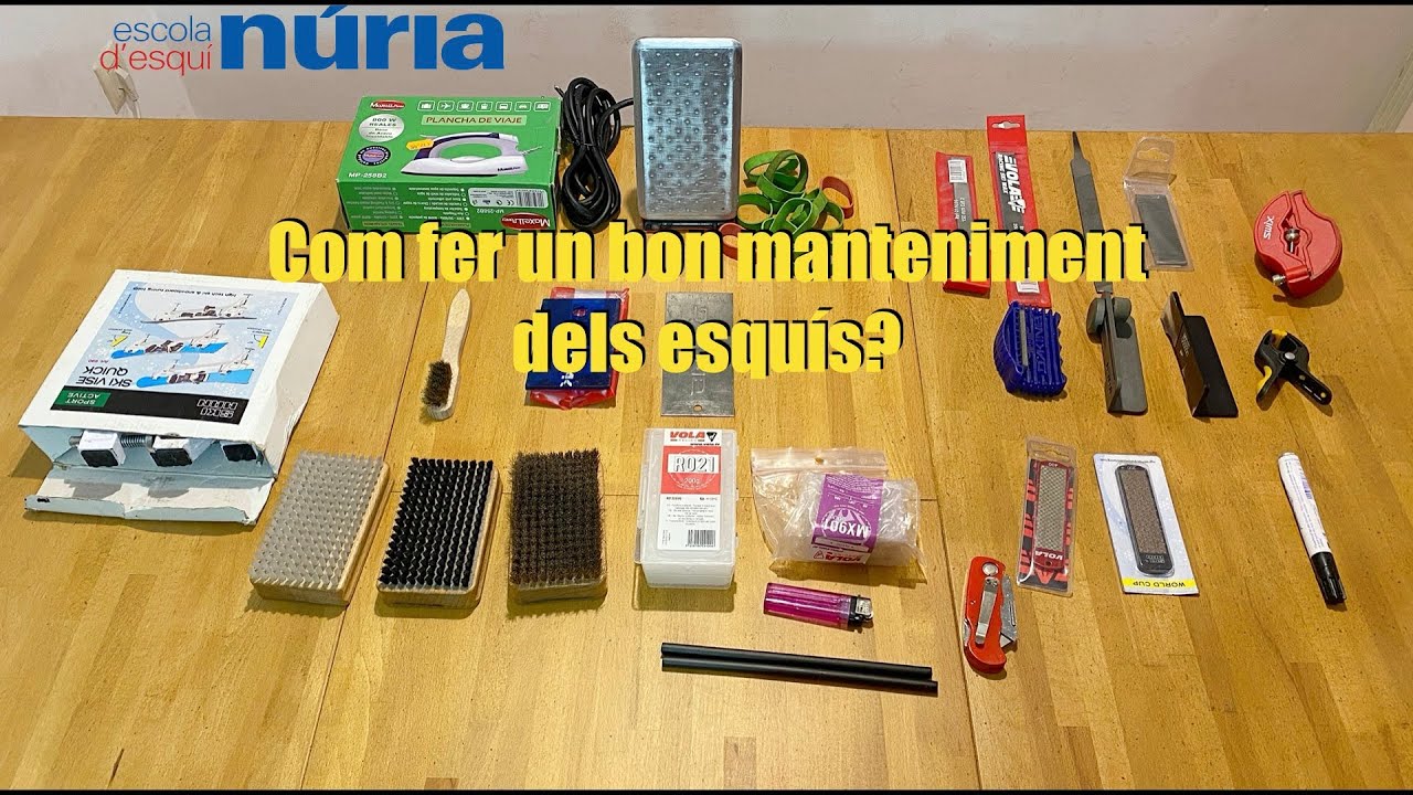 Com fer un bon manteniment dels esquís / Cómo hacer un buen mantenimiento de los esquís