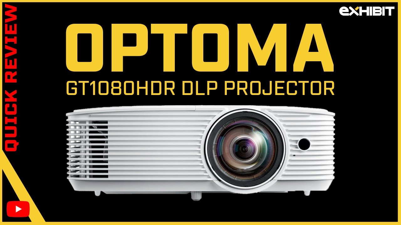 DLP-проектор Optoma GT1080HDR | 4K, 3D и HDR | Краткий обзор