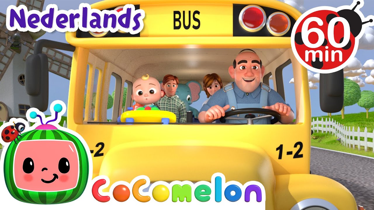 De wielen van de bus | CoComelon Nederlands - Kinderliedjes | Meezingen met liedjes voor kinderen