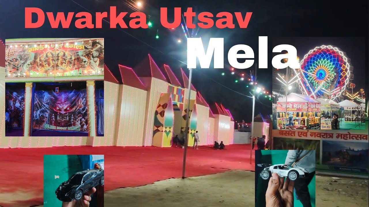 Dwarka Utsav Mela 2026 | Mini Vlog 🎥Amazing Night at Dwarka Utsav Mela 🌙