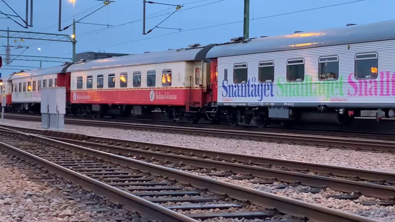 Tre nattåg till Jämtland på Malmö C