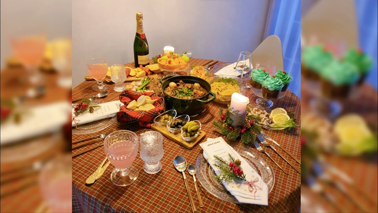 연말파티 집에서도 근사하게 ❤ 크리스마스 홈파티 플레이팅 부터 파티음식 요리 과정 / Christmas Home Party 🌲