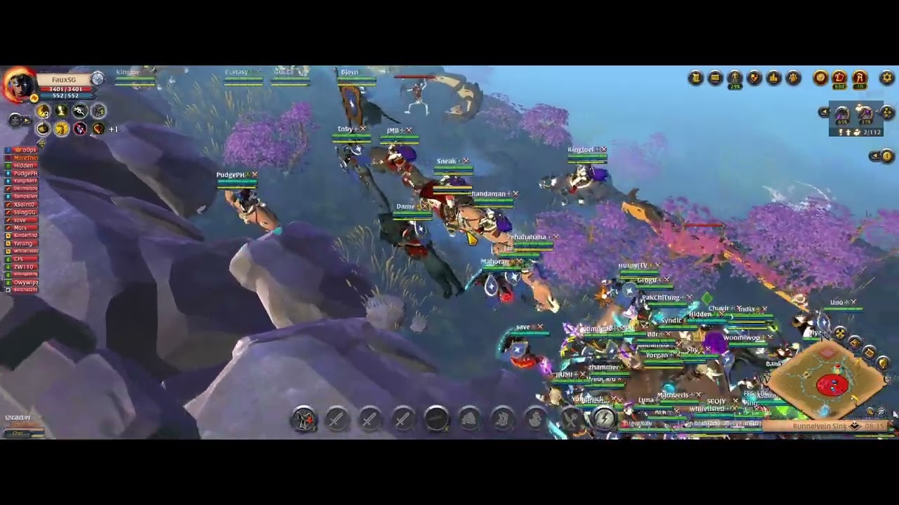 What does EAST Rank 1 Guild do on RESET DAY? ZvZ Albion Online East Server