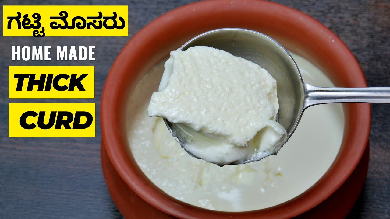 ಈ ರೀತಿ ಮನೆಯಲ್ಲೇ ಗಟ್ಟಿ ಮೊಸರು ಯಾವ ರೀತಿ ಮಾಡಬಹುದು ಗೊತ್ತಾ ? I How to make thick curd at home