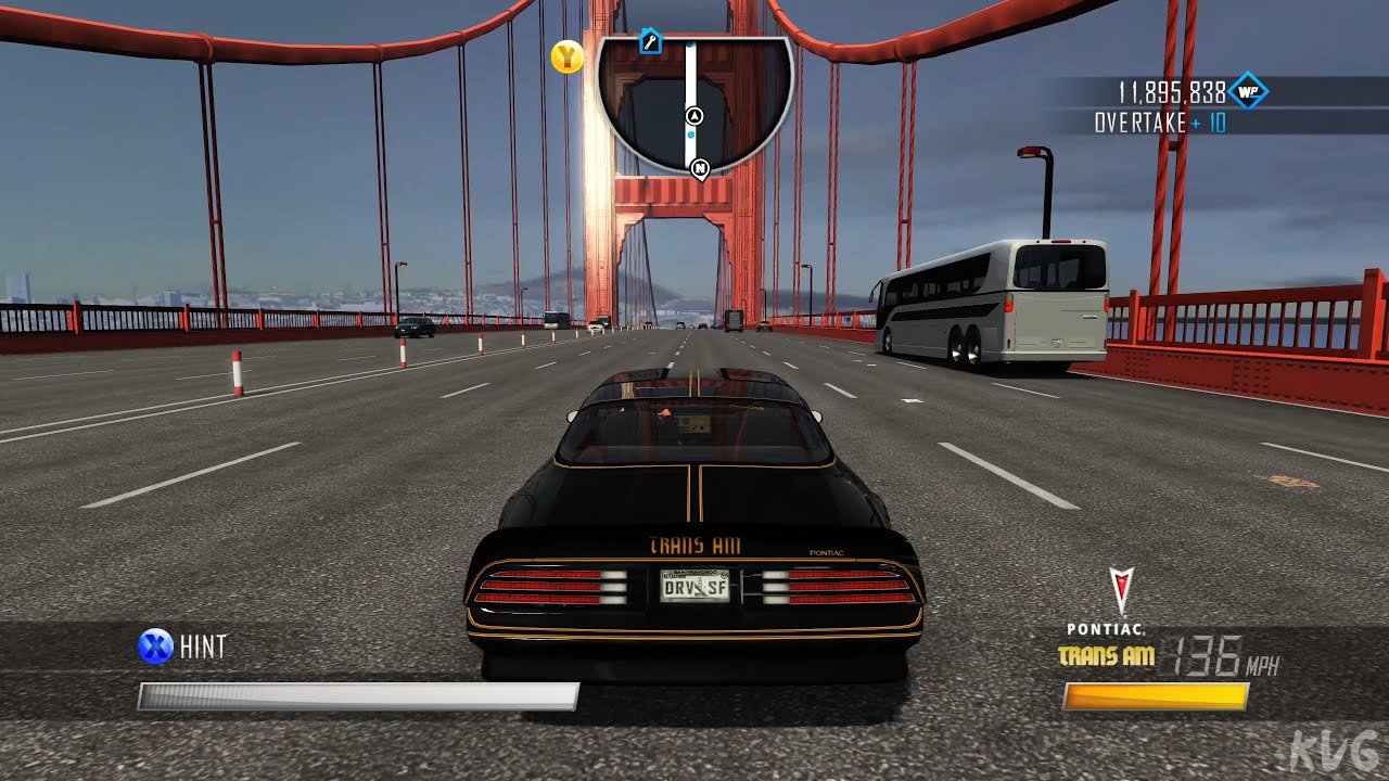 Driver San Francisco - Pontiac Trans AM - Open World Free Roam Gameplay (PC UHD) [4K60FPS]