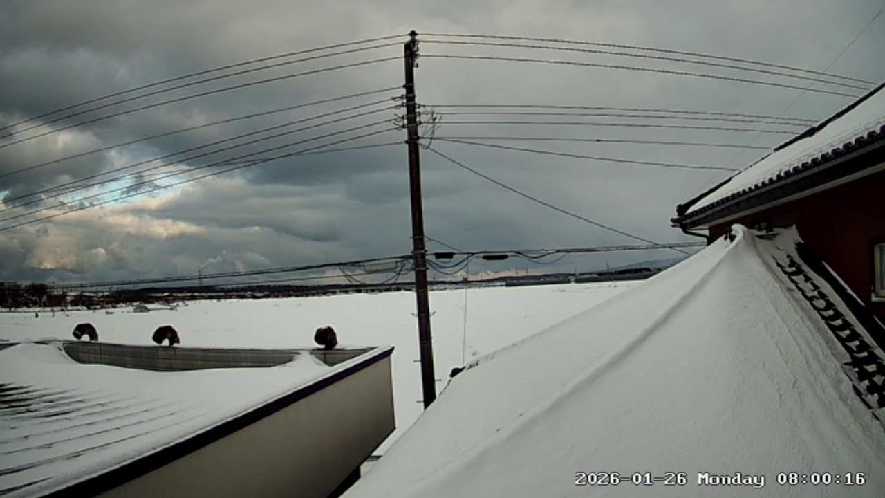 山形県酒田市下安町ライブカメラ Yamagata Sakata Live camera.World cam.