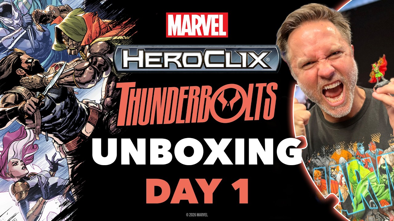 Marvel HeroClix: Распаковка Thunderbolts | День 1 #marvel #heroclix #thunderbolts
