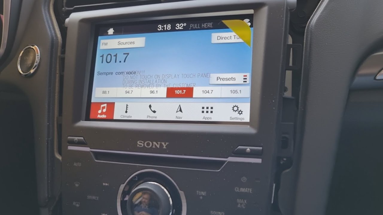 Instalei Sync 3 no Fusion 2014 e ficou TOP