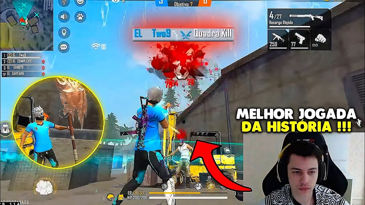 MELHOR JOGADA DA HISTÓRIA - TWO9 LEVOU SQUAD SO SATISFATÓRIO E FARPOU SEM DÓ - NESSE 4v4 APOSTADOO !