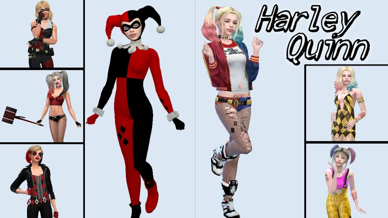 Sims 4 | Harley Quinn + CC Links