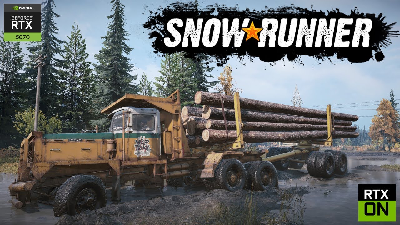 SnowRunner &ndash; Pacific P16 Delivers Long Logs in Timber at Arms Reach | Black River to Smithville Haul