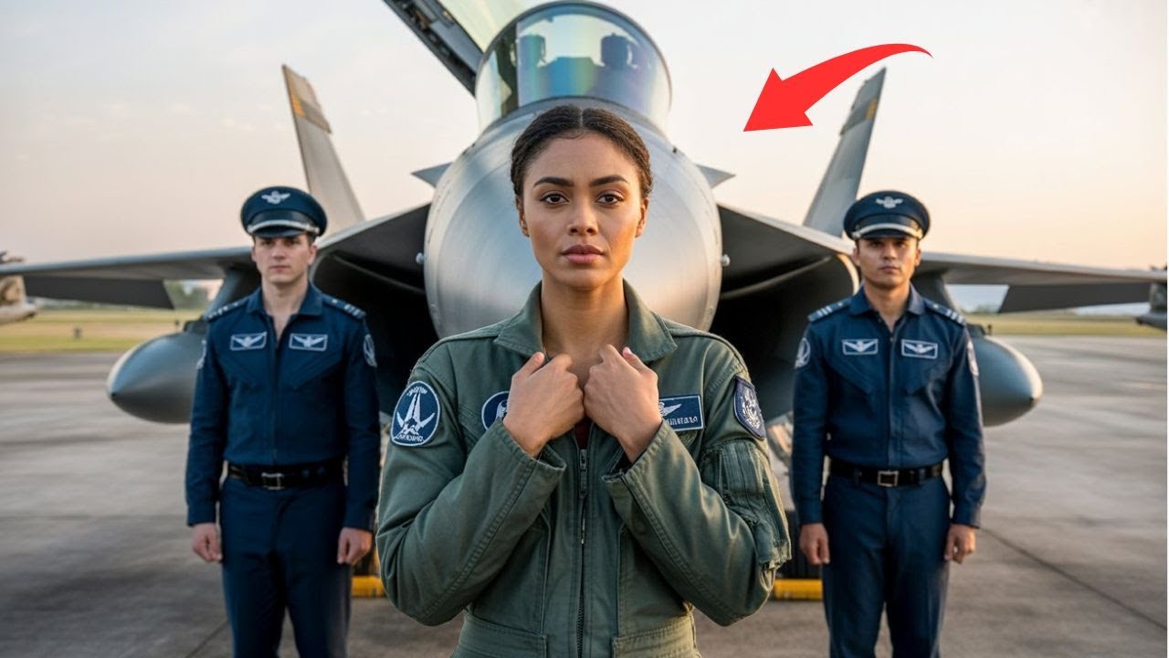 Hija de conserje ocultó que era piloto de caza… hasta que la obligaron a subir a la cabina
