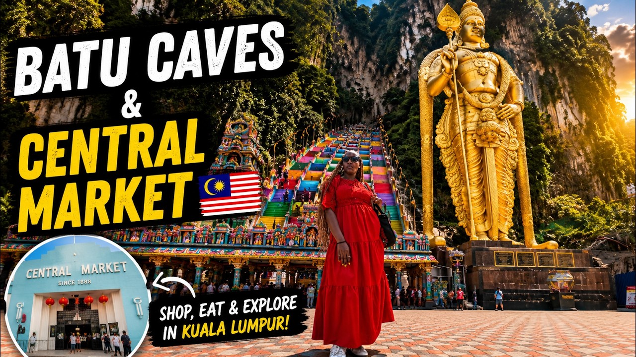 EXPOLORING Kuala Lumpur: Batu Caves & Central Market in One Day 🇲🇾✨ Kuala Lumpur must do attractions