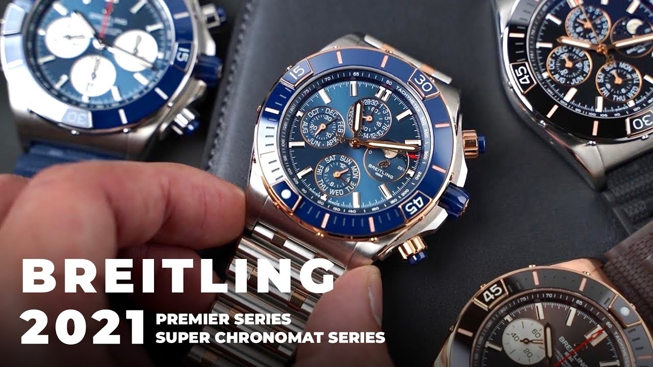 百年靈2021新錶上手/PREMIER文化系列/SUPER CHRONOMAT/雙追針計時/小萬年曆/BREITLING