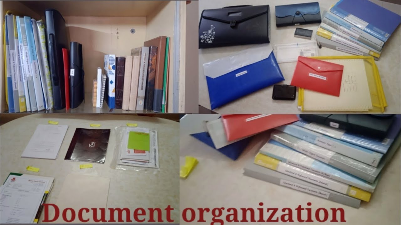 Document organization| how to manage Documents | how to organize important document