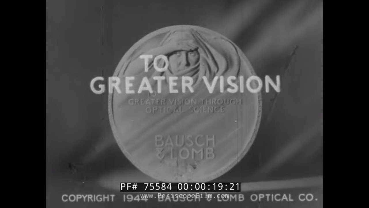 BAUSCH & LOMB WWII FILM "TO GREATER VISION" GLASS & OPTICAL MANUFACTURING 1940s 75584