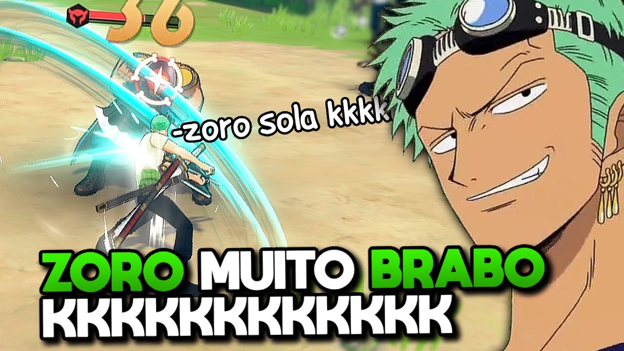 JOGUEI DE ZORO E ELE É MUITO BRABO NO ONE PIECE FIGHITING PATH KKKKKKKKKKKK