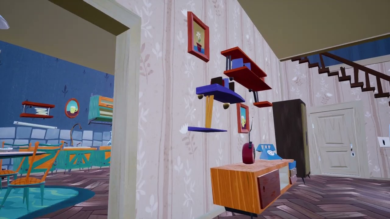 Hello Neighbor - trying to win the red key