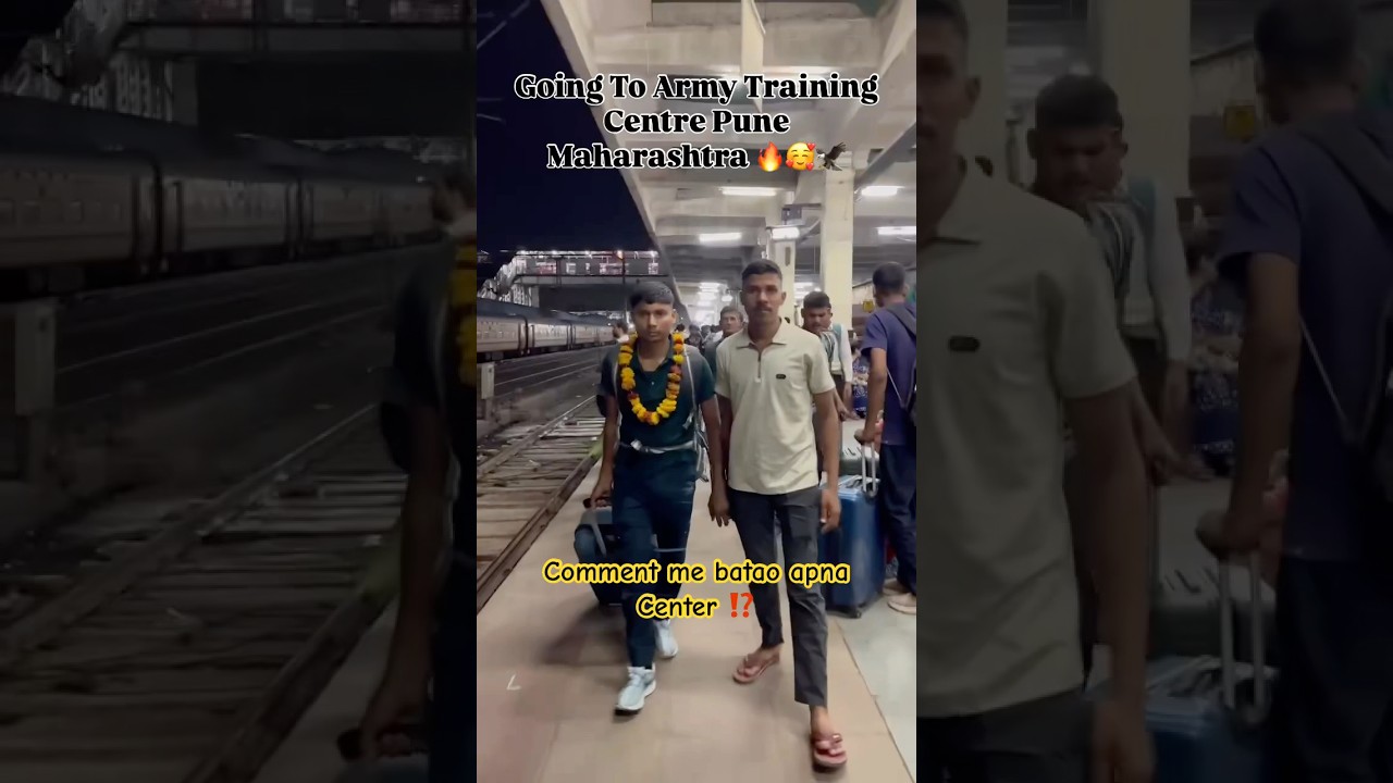 Going To Army Training Centre Pune   Maharashtra 🔥🥰🦅 #army #love #indianmilitary #deshbhagti