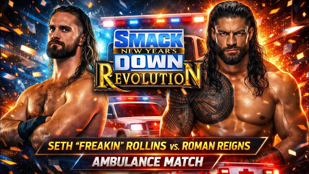 Roman Reigns vs Seth Rollins | Ambulance Match | WWE 2K25 Gameplay