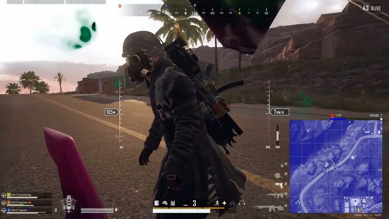 PLAYERUNKNOWN'S BATTLEGROUNDS - Miramar 3-squad Win
